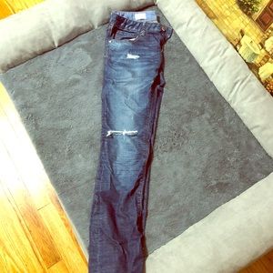 Gap boyfriend ripped jeans